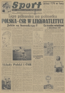 Sport : pismo Głównego Komitetu Kultury Fizycznej. 1950, nr 17