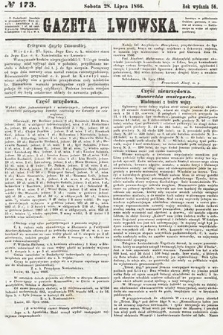 Gazeta Lwowska. 1866, nr 173