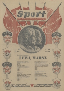 Sport : pismo Głównego Komitetu Kultury Fizycznej. 1950, nr 54