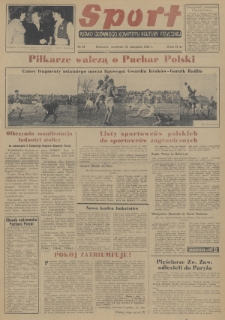 Sport : pismo Głównego Komitetu Kultury Fizycznej. 1950, nr 59