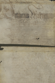 Dokument opata klasztoru Cystersów w Oliwie zawierający wyrok króla Aleksandra Jagiellończyka w sporze między rajcami Gdańska a rajcami Elbląga o wyspę Neringa