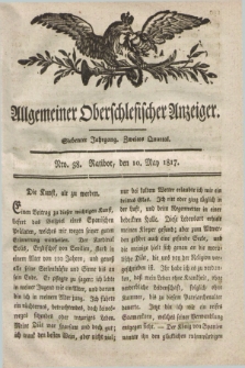 Allgemeiner Oberschlesischer Anzeiger. Jg.7, Quartal 2, Nro. 38 (10 May 1817)