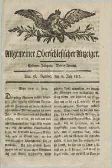 Allgemeiner Oberschlesischer Anzeiger. Jg.7, Quartal 3, Nro. 56 (12 July 1817)