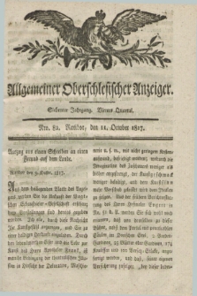 Allgemeiner Oberschlesischer Anzeiger. Jg.7, Quartal 4, Nro. 82 (11 October 1817)