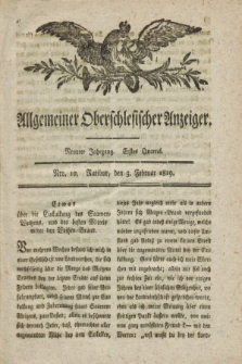 Allgemeiner Oberschlesischer Anzeiger. Jg.9, Quartal 1, Nro. 10 (3 Februar 1819)