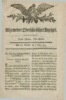 Allgemeiner Oberschlesischer Anzeiger. Jg.9, Quartal 1, Nro. 19 (6 März 1819)