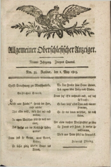 Allgemeiner Oberschlesischer Anzeiger. Jg.9, Quartal 2, Nro. 35 (1 May 1819)