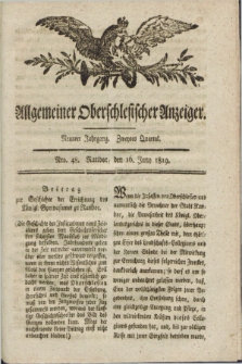 Allgemeiner Oberschlesischer Anzeiger. Jg.9, Quartal 2, Nro. 48 (16 Juny 1819)