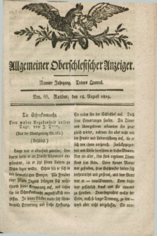 Allgemeiner Oberschlesischer Anzeiger. Jg.9, Quartal 3, Nro. 66 (18 August 1819)