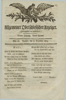 Allgemeiner Oberschlesischer Anzeiger. Jg.9, Quartal 4, Nro. 98 (8 December 1819)