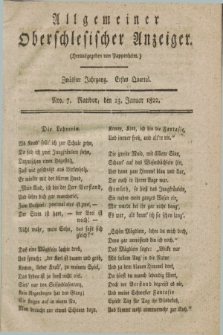 Allgemeiner Oberschlesischer Anzeiger. Jg.12, Quartal 1, Nro. 7 (23 Januar 1822)
