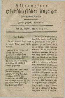 Allgemeiner Oberschlesischer Anzeiger. Jg.12, Quartal 1, Nro. 26 (30 März 1822)