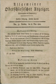 Allgemeiner Oberschlesischer Anzeiger. Jg.12, Quartal 2, Nro. 37 (8 May 1822)
