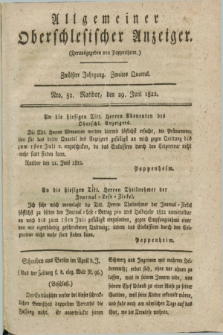 Allgemeiner Oberschlesischer Anzeiger. Jg.12, Quartal 2, Nro. 52 (29 Juni 1822)