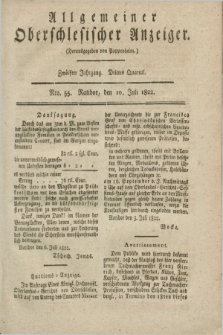 Allgemeiner Oberschlesischer Anzeiger. Jg.12, Quartal 3, Nro. 55 (10 Juli 1822)