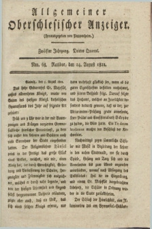 Allgemeiner Oberschlesischer Anzeiger. Jg.12, Quartal 3, Nro. 68 (24 August 1822) + dod.