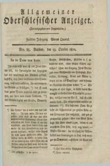 Allgemeiner Oberschlesischer Anzeiger. Jg.12, Quartal 4, Nro. 85 (23 October 1822)