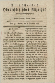 Allgemeiner Oberschlesischer Anzeiger. Jg.12, Quartal 4, Nro. 98 (7 December 1822)