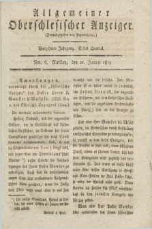 Allgemeiner Oberschlesischer Anzeiger. Jg.14, Quartal 1, Nro. 6 (21 Januar 1824)