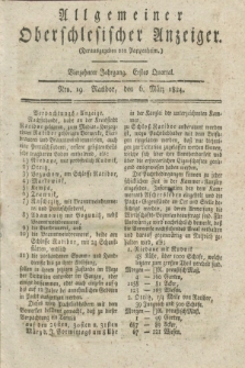 Allgemeiner Oberschlesischer Anzeiger. Jg.14, Quartal 1, Nro. 19 (6 März 1824)