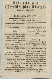Allgemeiner Oberschlesischer Anzeiger. Jg.14, Quartal 2, Nro. 43 (29 Mai 1824)