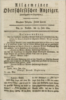 Allgemeiner Oberschlesischer Anzeiger. Jg.14, Quartal 2, Nro. 50 (23 Juni 1824)