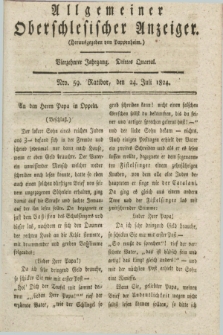 Allgemeiner Oberschlesischer Anzeiger. Jg.14, Quartal 3, Nro. 59 (24 Juli 1824)