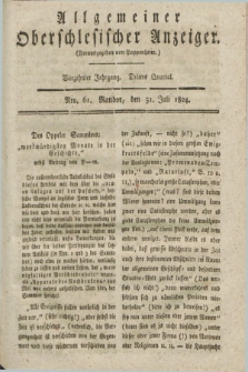 Allgemeiner Oberschlesischer Anzeiger. Jg.14, Quartal 3, Nro. 61 (31 Juli 1824)