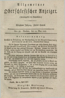 Allgemeiner Oberschlesischer Anzeiger. Jg.17, Quartal 2, Nro. 38 (12 May 1827)