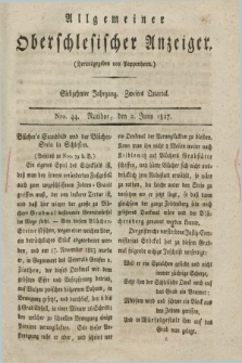 Allgemeiner Oberschlesischer Anzeiger. Jg.17, Quartal 2, Nro. 44 (2 Juny 1827)