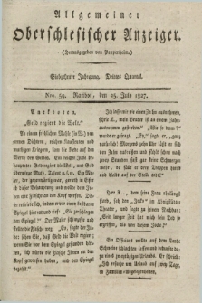 Allgemeiner Oberschlesischer Anzeiger. Jg.17, Quartal 3, Nro. 59 (25 July 1827) + dod.