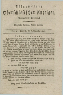Allgemeiner Oberschlesischer Anzeiger. Jg.17, Quartal 4, Nro. 97 (5 December 1827)