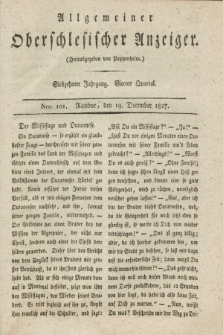 Allgemeiner Oberschlesischer Anzeiger. Jg.17, Quartal 4, Nro. 101 (19 December 1827)