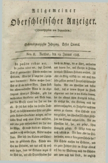 Allgemeiner Oberschlesischer Anzeiger. Jg.26, Quartal 1, Nro. 6 (19 Januar 1828)