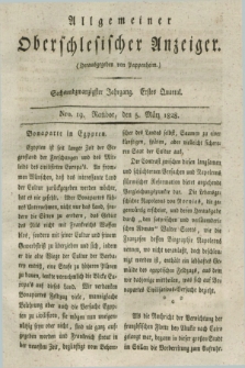Allgemeiner Oberschlesischer Anzeiger. Jg.26, Quartal 1, Nro. 19 (5 März 1828)