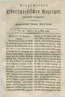 Allgemeiner Oberschlesischer Anzeiger. Jg.26, Quartal 2, Nro. 36 (3 May 1828) + dod.