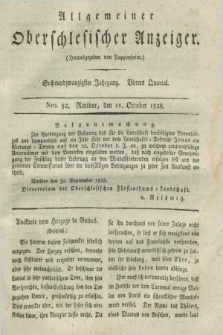 Allgemeiner Oberschlesischer Anzeiger. Jg.26, Quartal 4, Nro. 82 (11 October 1828)