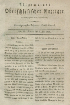 Allgemeiner Oberschlesischer Anzeiger. Jg.29, Quartal 3, Nro. 55 (9 Juli 1831)
