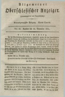 Allgemeiner Oberschlesischer Anzeiger. Jg.29, Quartal 4, Nro. 96 (30 November 1831)