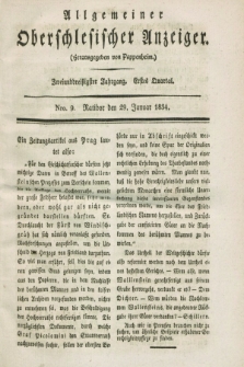 Allgemeiner Oberschlesischer Anzeiger. Jg.32, Quartal 1, Nro. 9 (29 Januar 1834)