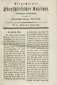 Allgemeiner Oberschlesischer Anzeiger. Jg.32, Quartal 1, Nro. 12 (8 Februar 1834)