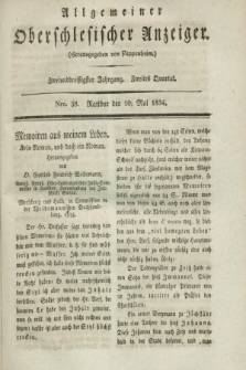 Allgemeiner Oberschlesischer Anzeiger. Jg.32, Quartal 2, Nro. 38 (10 Mai 1834)