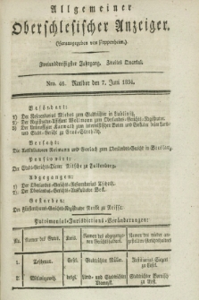Allgemeiner Oberschlesischer Anzeiger. Jg.32, Quartal 2, Nro. 46 (7 Juni 1834)