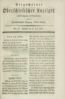 Allgemeiner Oberschlesischer Anzeiger. Jg.32, Quartal 3, Nro. 59 (23 Juli 1834)