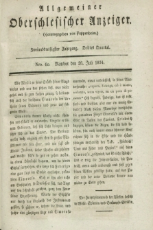 Allgemeiner Oberschlesischer Anzeiger. Jg.32, Quartal 3, Nro. 60 (26 Juli 1834)