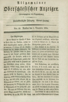 Allgemeiner Oberschlesischer Anzeiger. Jg.32, Quartal 4, Nro. 88 (1 November 1834)