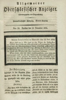 Allgemeiner Oberschlesischer Anzeiger. Jg.32, Quartal 4, Nro. 93 (19 November 1834)