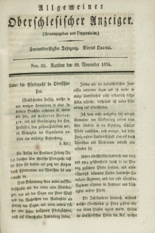 Allgemeiner Oberschlesischer Anzeiger. Jg.32, Quartal 4, Nro. 95 (26 November 1834)