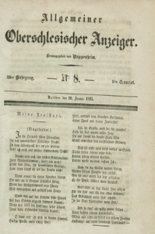 Allgemeiner Oberschlesischer Anzeiger. Jg.33, Quartal 1, № 8 (28 Januar 1835)