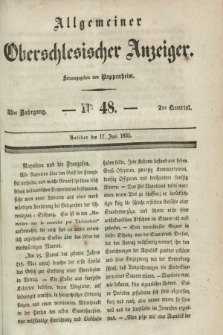 Allgemeiner Oberschlesischer Anzeiger. Jg.33, Quartal 2, № 48 (17 Juni 1835)